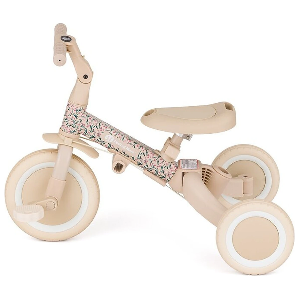 Tricicleta, Petite&Mars, Turbo, Editie limitata, 5 in 1, Multifunctionala, Vehicul de impins, Bicicleta cu/fara pedale, [4]