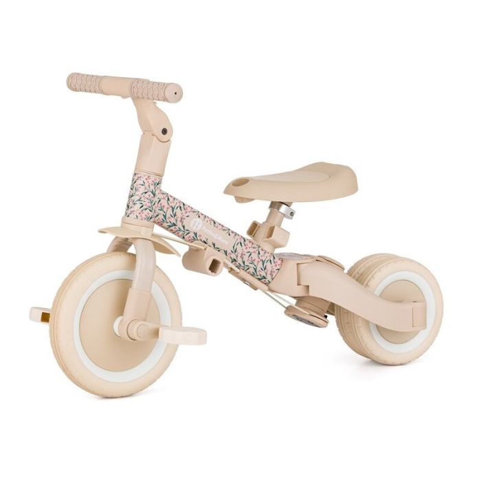 Tricicleta, Petite&Mars, Turbo, Editie limitata, 5 in 1, Multifunctionala, Vehicul de impins, Bicicleta cu/fara pedale, Cu maner de ghidaj, Detasabil, Roti din cauciuc, Pana la 25 kg, 1.5-5 ani, Pink [9]