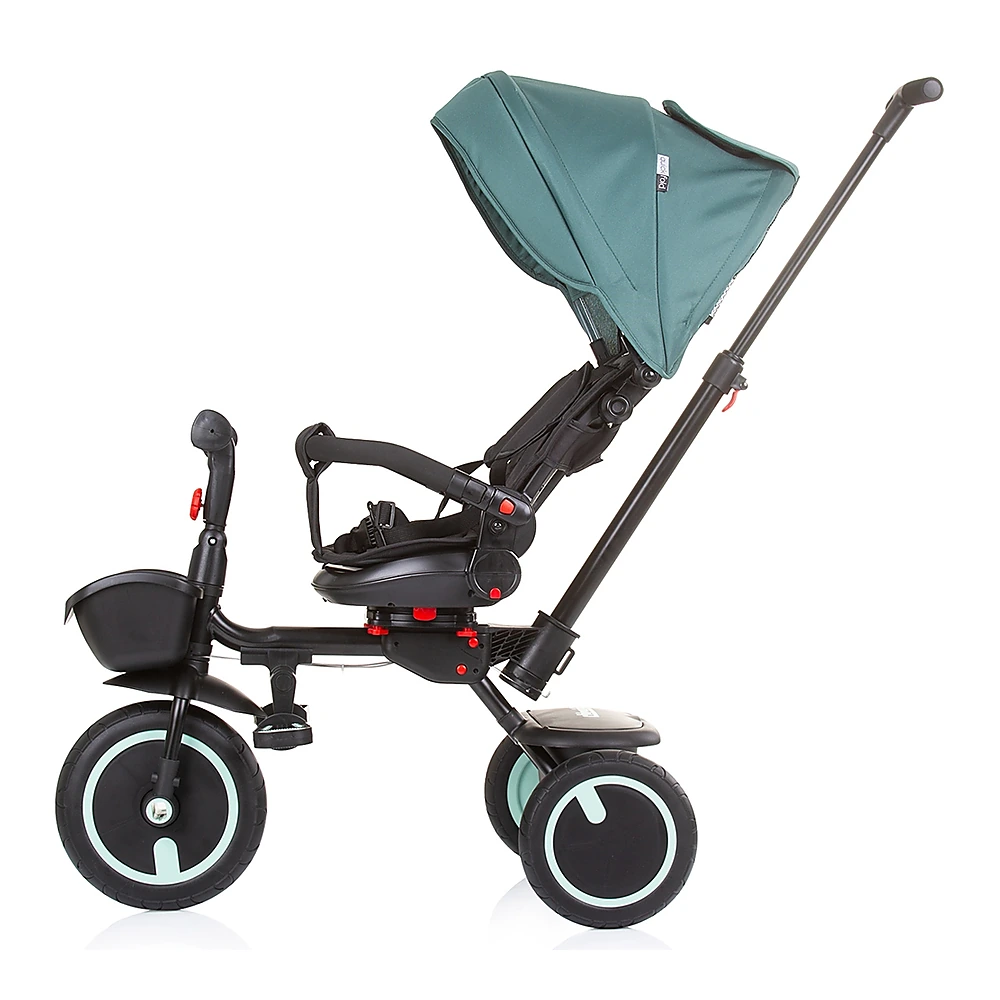 Tricicleta pliabila Chipolino Quick Fold cu sezut reversibil aloe [3]