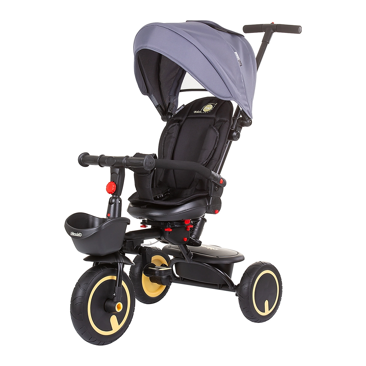 Tricicleta pliabila Chipolino Quick Fold cu sezut reversibil graphite [1]