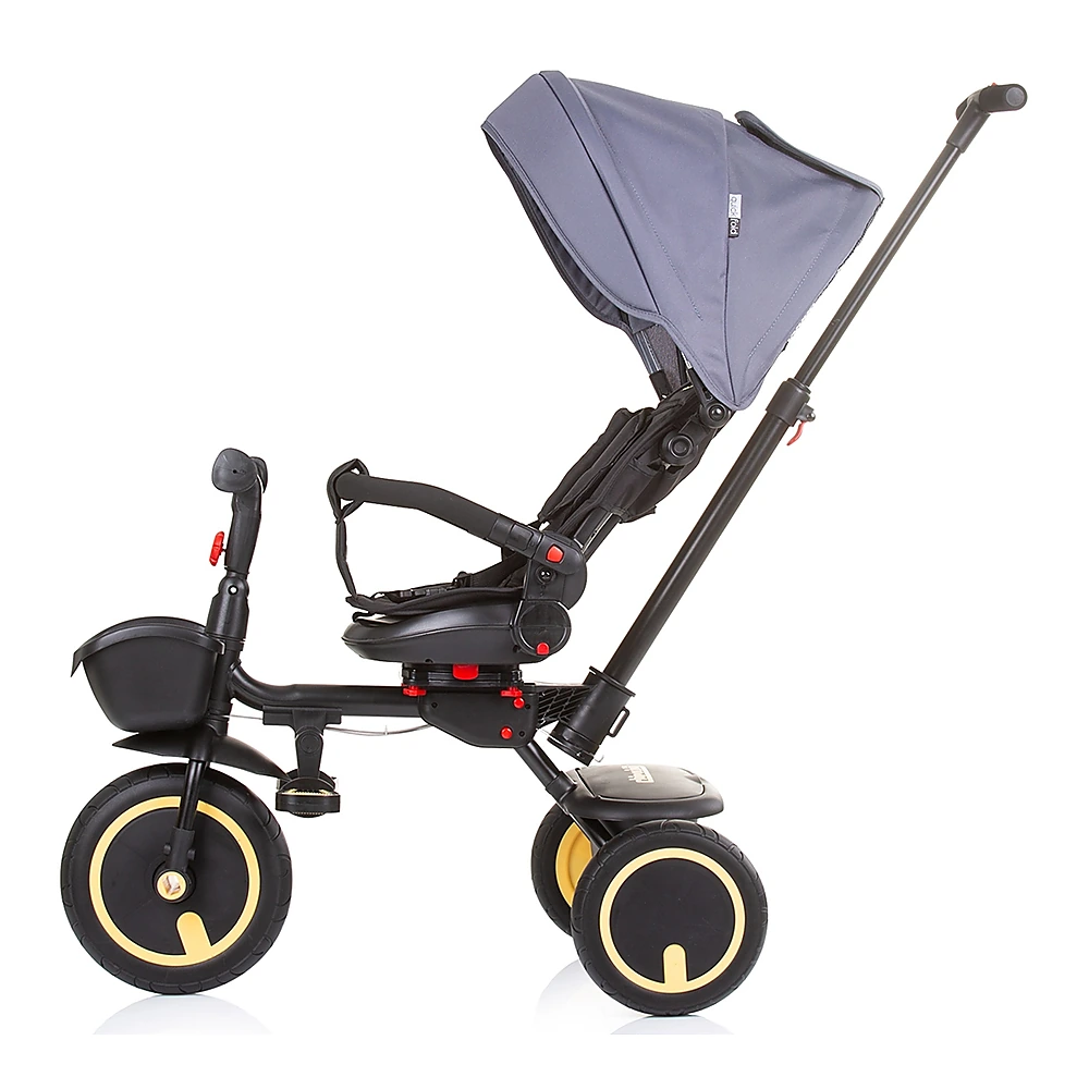 Tricicleta pliabila Chipolino Quick Fold cu sezut reversibil graphite [3]