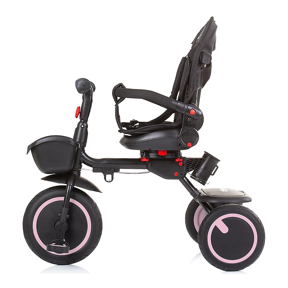 Tricicleta pliabila Chipolino Quick Fold cu sezut reversibil rose water [6]