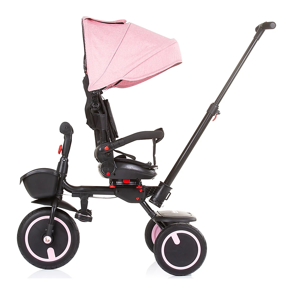 Tricicleta pliabila Chipolino Quick Fold cu sezut reversibil rose water [4]