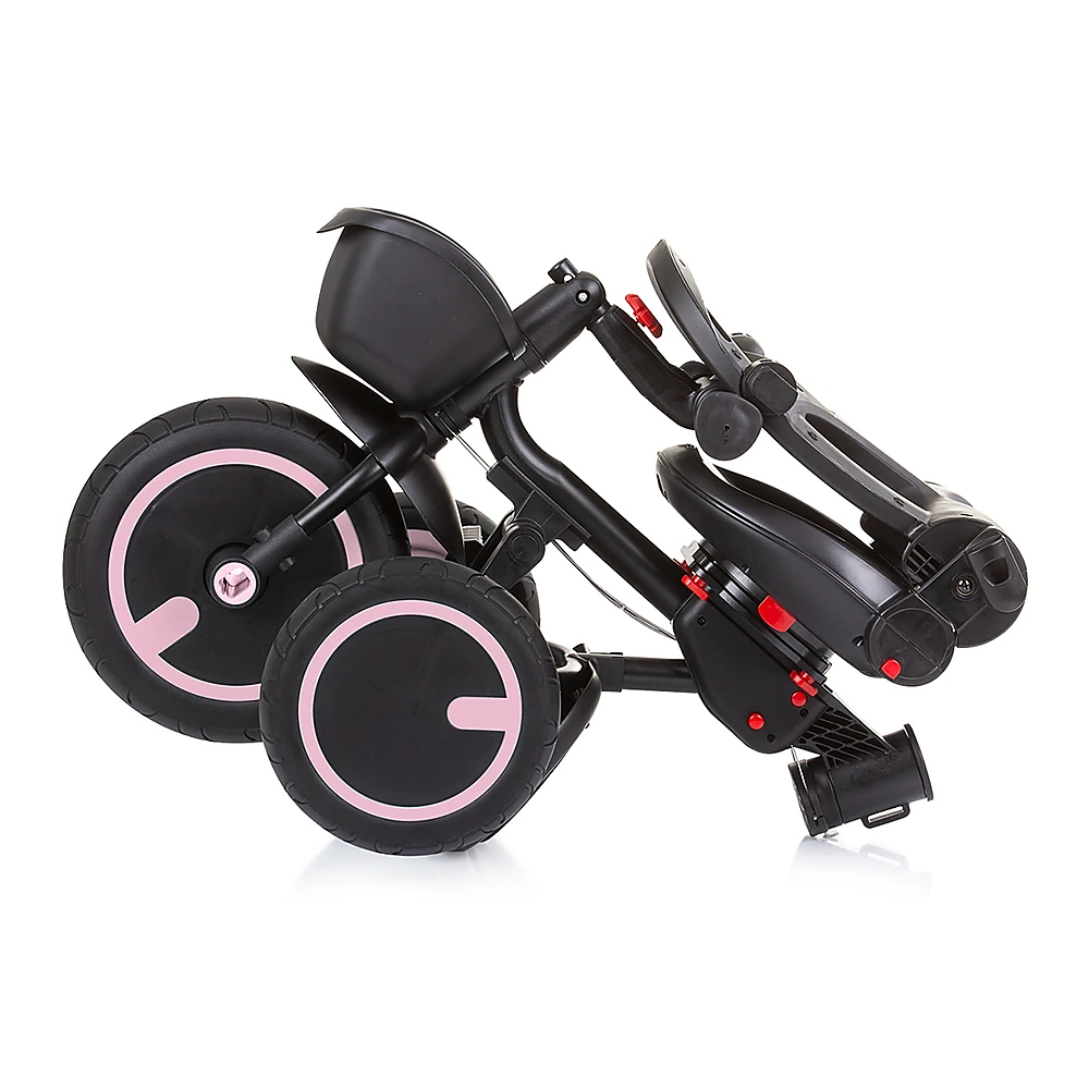 Tricicleta pliabila Chipolino Quick Fold cu sezut reversibil rose water [9]