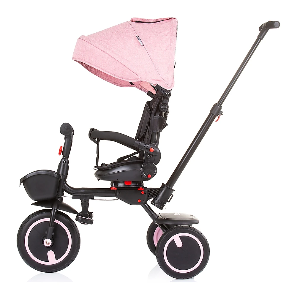 Tricicleta pliabila Chipolino Quick Fold cu sezut reversibil rose water [2]