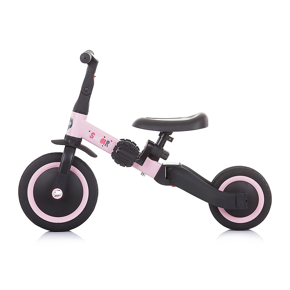 Tricicleta si bicicleta Chipolino Smarty 2 in 1 light pink [5]