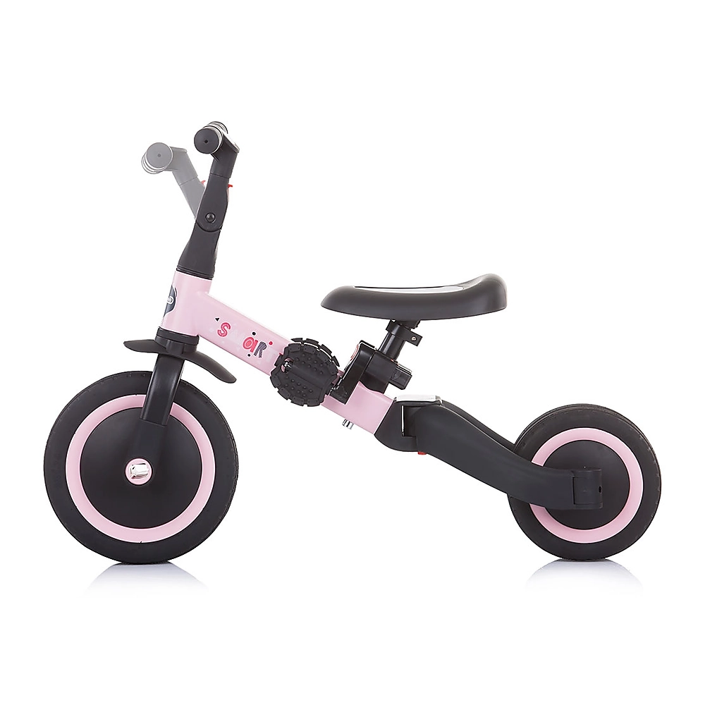 Tricicleta si bicicleta Chipolino Smarty 2 in 1 light pink [6]