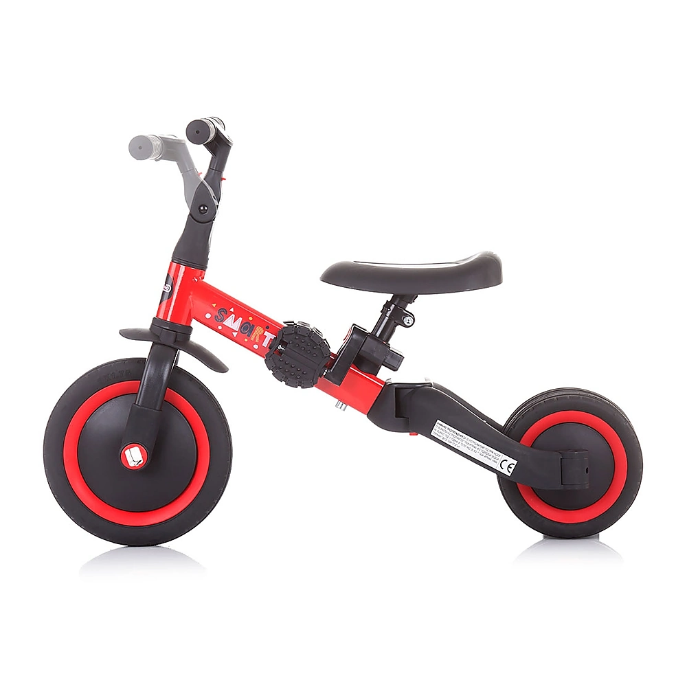 Tricicleta si bicicleta Chipolino Smarty 2 in 1 red [4]