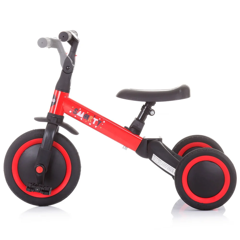 Tricicleta si bicicleta Chipolino Smarty 2 in 1 red [6]