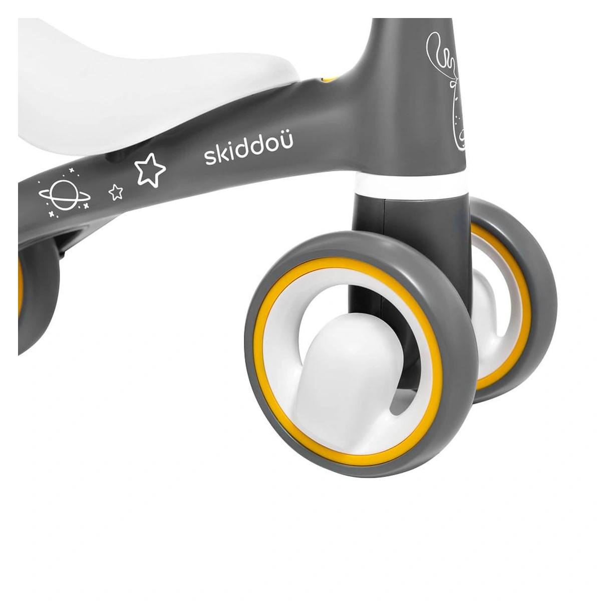 Tricicleta Skiddou Berit Ride-On, Evening Shadow, Gri [10]