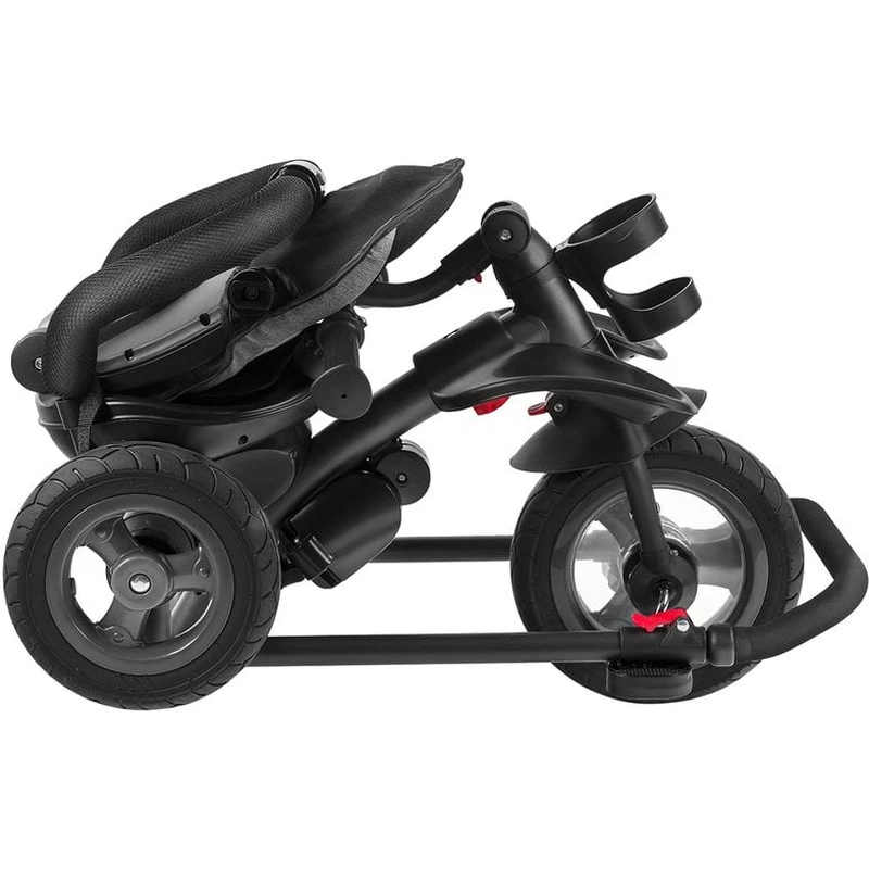Lionelo - Tricicleta Tris, Mecanism de pedalare libera, Suport picioare, Control al directiei, Scaun reversibil, Rotire 360 grade, Pliabila, Conform cu standardul europeane de securitate EN71, Albastr [15]