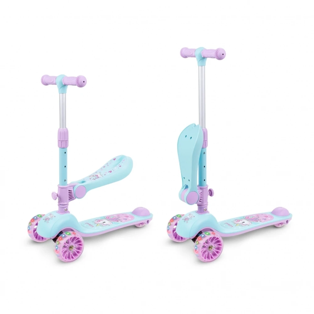Trotineta 2 in 1 cu sezut Kidwell Rimba - Unicorn [6]