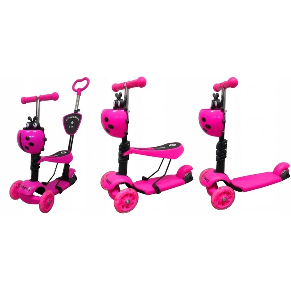 Trotineta 5 in 1 R-Sport H3 - Roz [2]