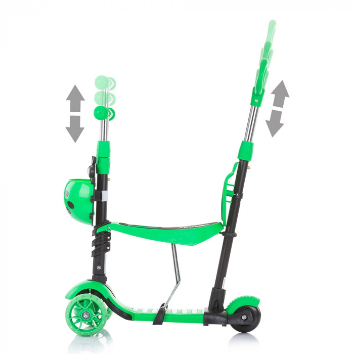 Trotineta Chipolino Kiddy Evo 3 in 1 cu maner lime [3]
