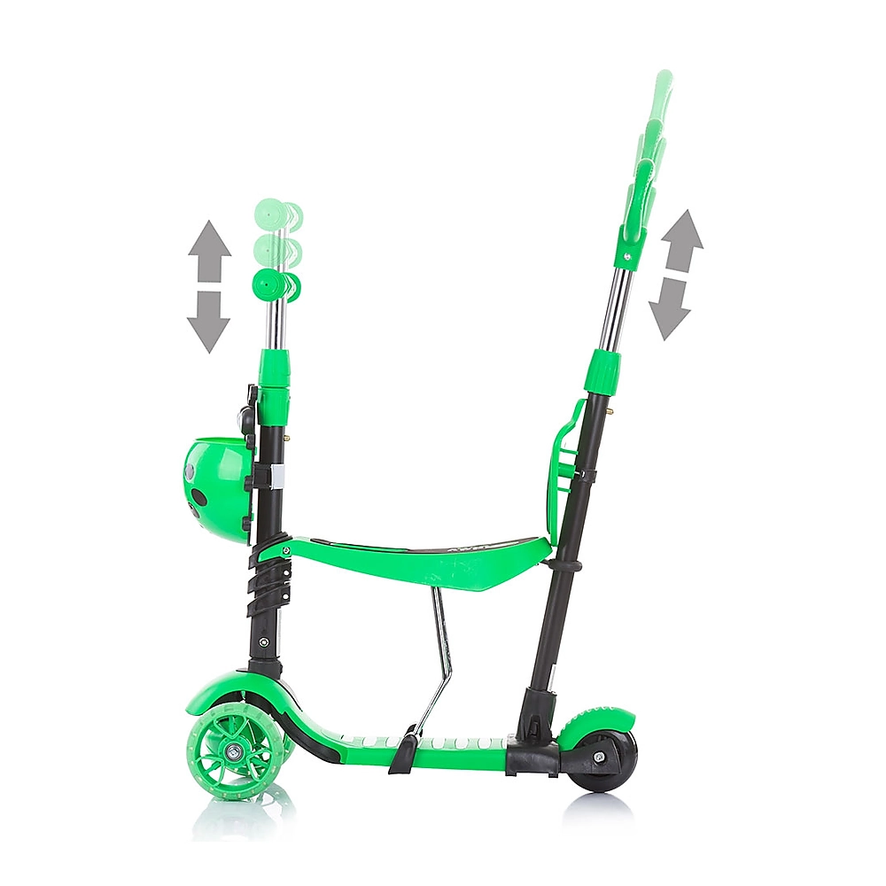 Trotineta Chipolino Kiddy Evo 3 in 1 cu maner lime [3]