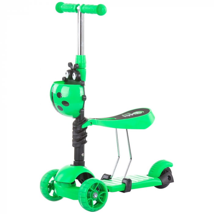 Trotineta Chipolino Kiddy Evo 3 in 1 cu maner lime [4]