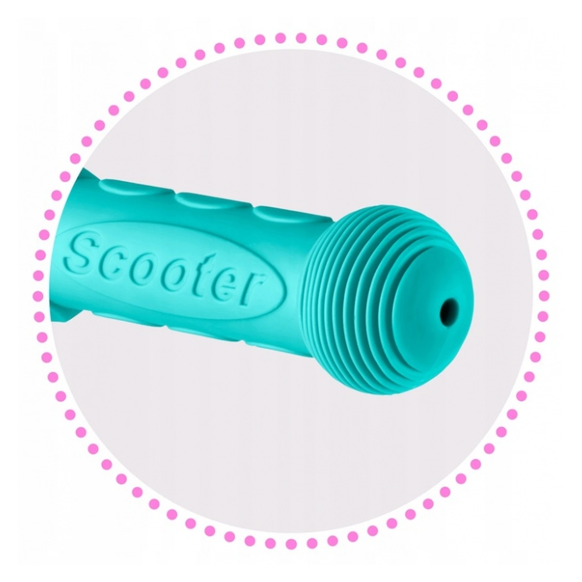 Trotineta copii Ricokids Loco – Turcoaz cu roz, roti LED [3]