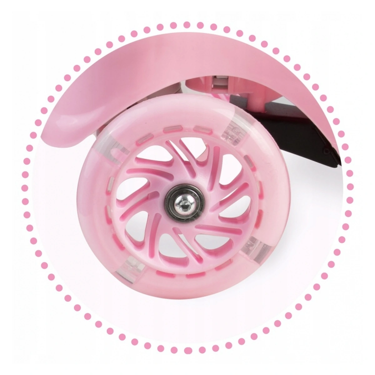 Trotineta copii Ricokids Piko – Roz, roti LED, ghidon reglabil [5]