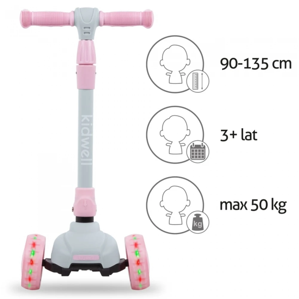 Trotineta Kidwell JAX - Gray Pink [6]