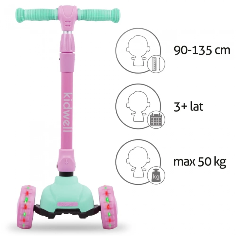 Trotineta Kidwell JAX - Mint Pink [2]