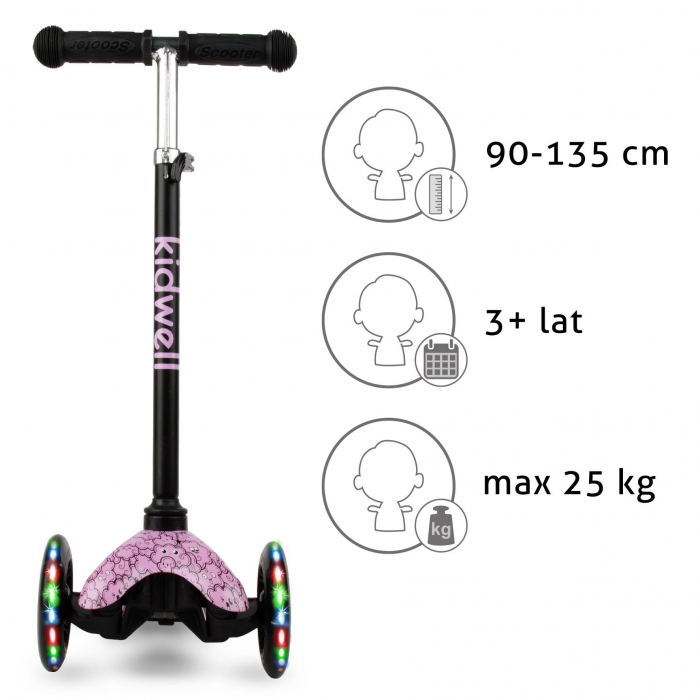 Trotineta Kidwell UNO - Clouds 3 ani+ [8]