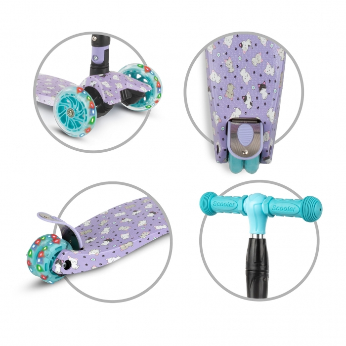 Trotineta Kidwell VENTO - Kitty 3 ani+ [4]