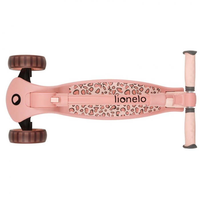 Trotineta, Lionelo, Franky, Pliabila, Pana la 50 kg, Sezut detasabil, Roti cu LED, 12 luni+, Pink Rose [22]