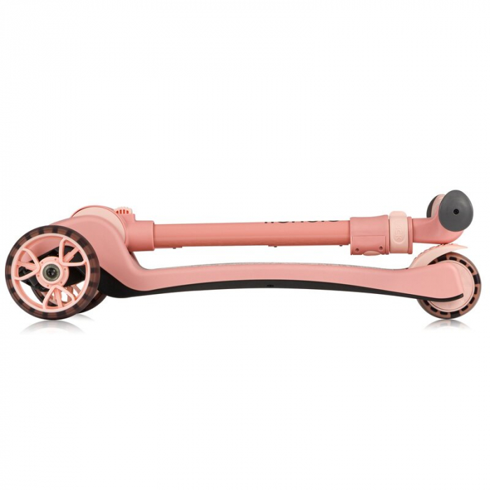 Trotineta, Lionelo, Franky, Pliabila, Pana la 50 kg, Sezut detasabil, Roti cu LED, 12 luni+, Pink Rose [23]