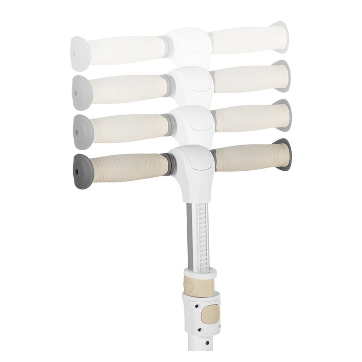 Trotineta, Lionelo, Franky, Pliabila, Pana la 50 kg, Sezut detasabil, Roti cu LED, 12 luni+, Beige [26]