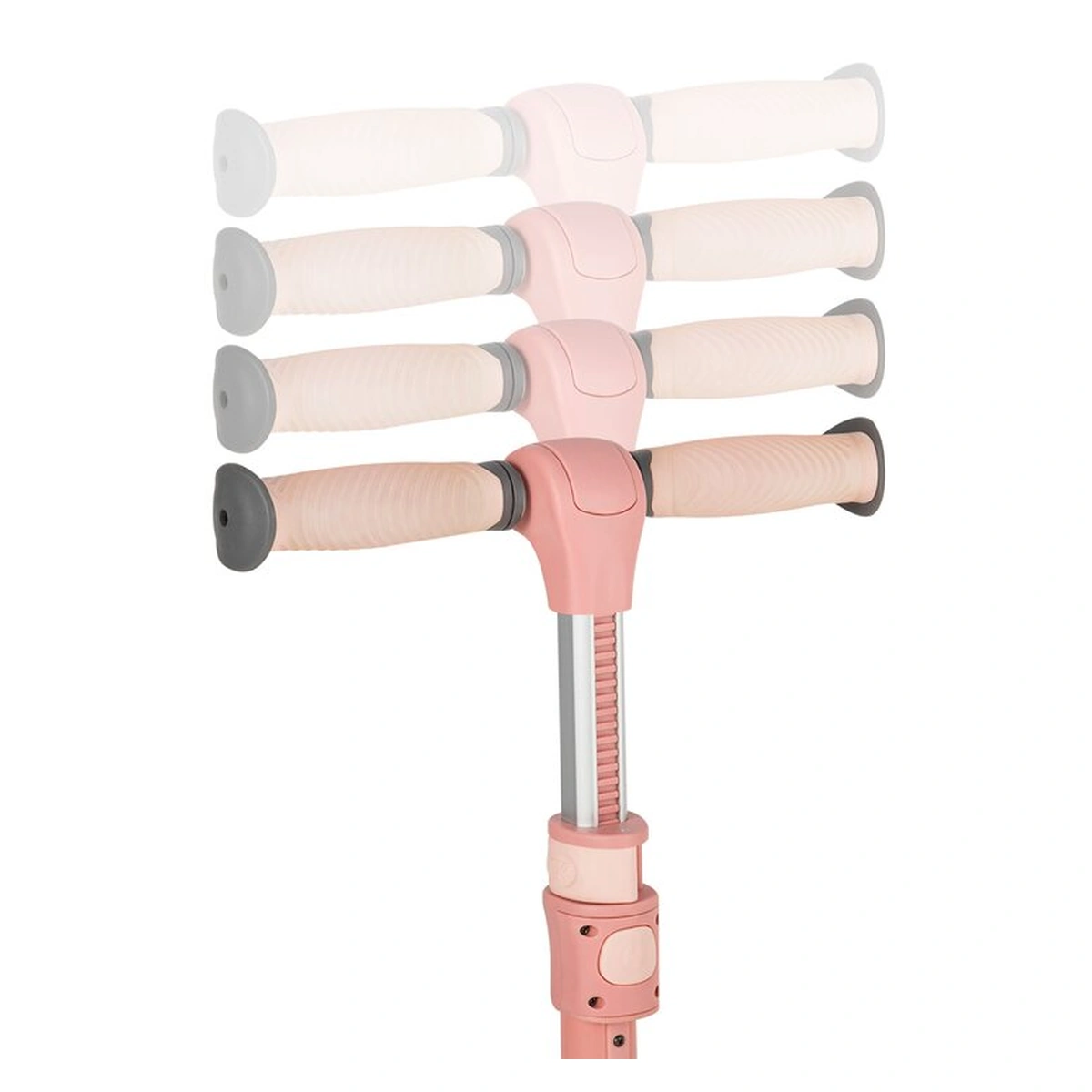 Trotineta, Lionelo, Franky, Pliabila, Pana la 50 kg, Sezut detasabil, Roti cu LED, 12 luni+, Pink Rose [26]