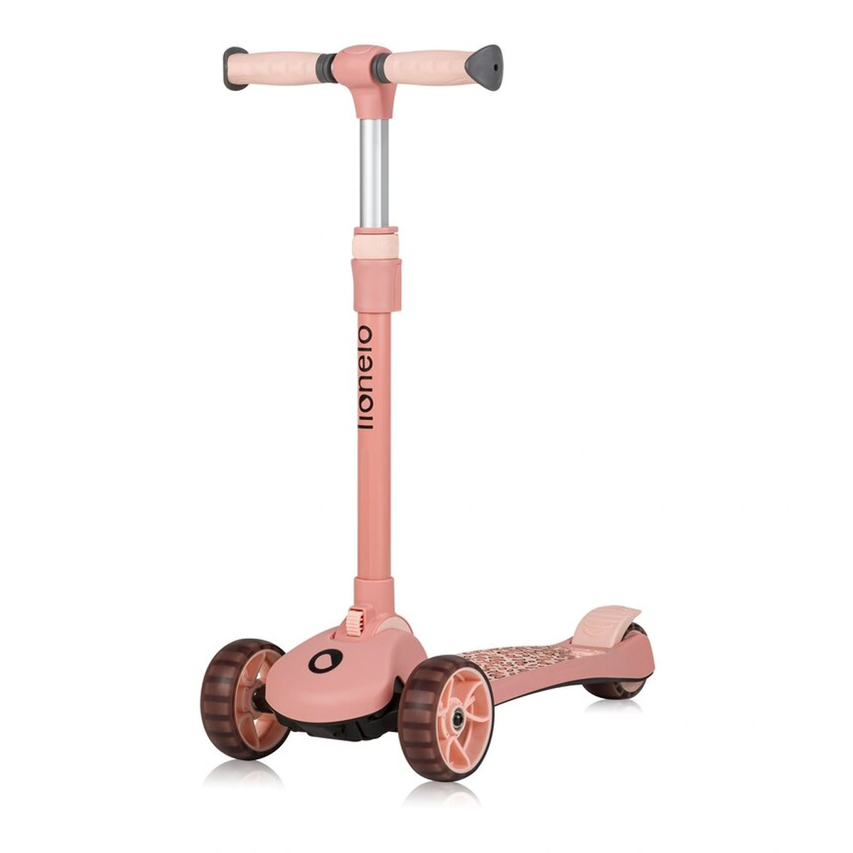 Trotineta, Lionelo, Franky, Pliabila, Pana la 50 kg, Sezut detasabil, Roti cu LED, 12 luni+, Pink Rose [4]
