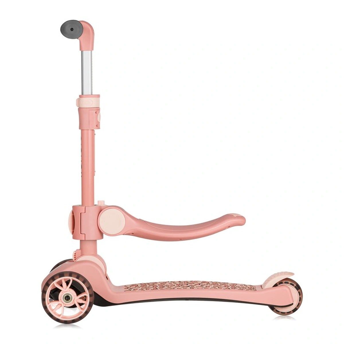 Trotineta, Lionelo, Franky, Pliabila, Pana la 50 kg, Sezut detasabil, Roti cu LED, 12 luni+, Pink Rose [14]