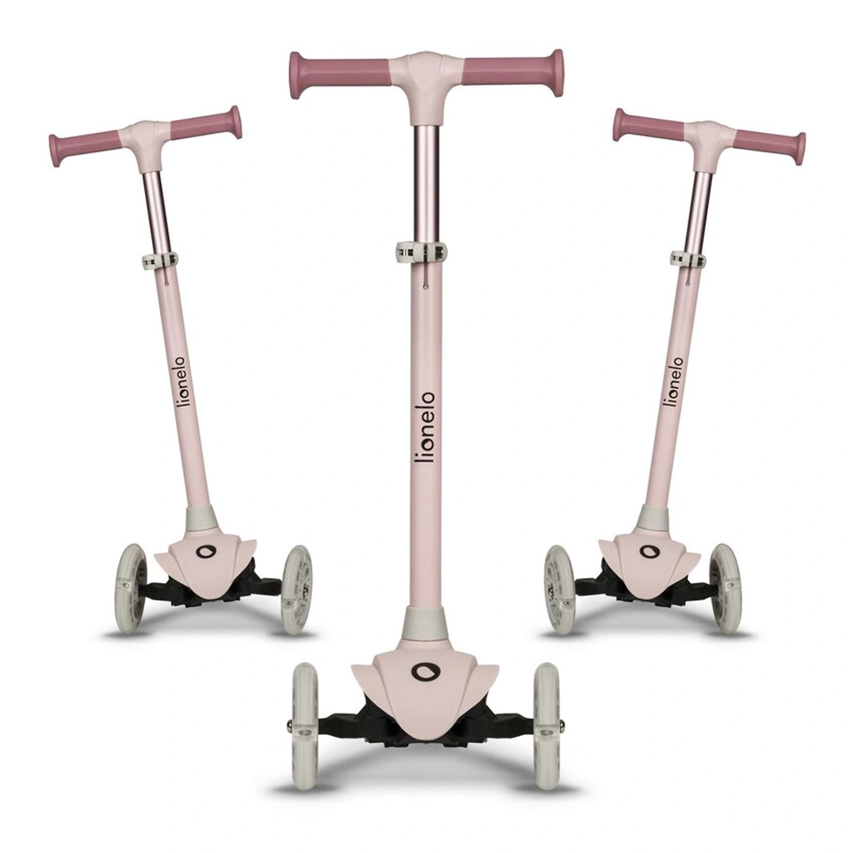 Trotineta, Lionelo, Jessy, Pana la 50 Kg, lumini LED, 3 ani+, Roz [5]