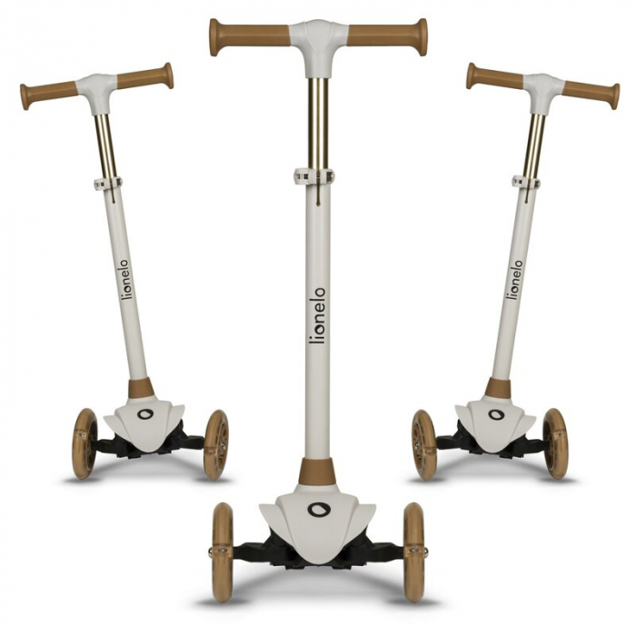 Trotineta, Lionelo, Jessy, Pana la 50 Kg, lumini LED, 3 ani+, Maro [7]