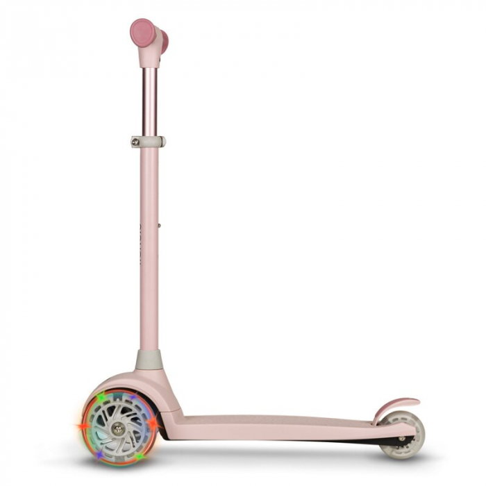 Trotineta, Lionelo, Jessy, Pana la 50 Kg, lumini LED, 3 ani+, Roz [3]
