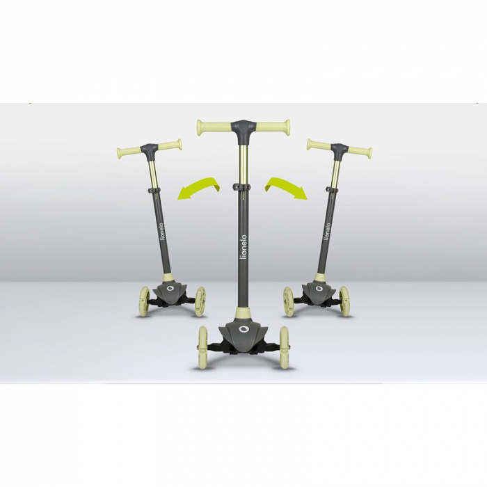 Trotineta, Lionelo, Jessy, Pana la 50 Kg, lumini LED, 3 ani+, Verde [19]