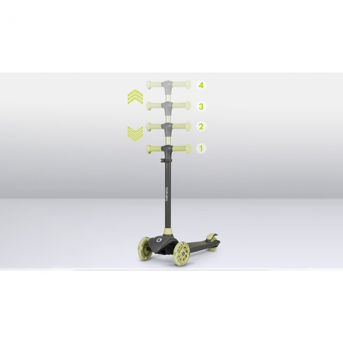 Trotineta, Lionelo, Jessy, Pana la 50 Kg, lumini LED, 3 ani+, Verde [15]