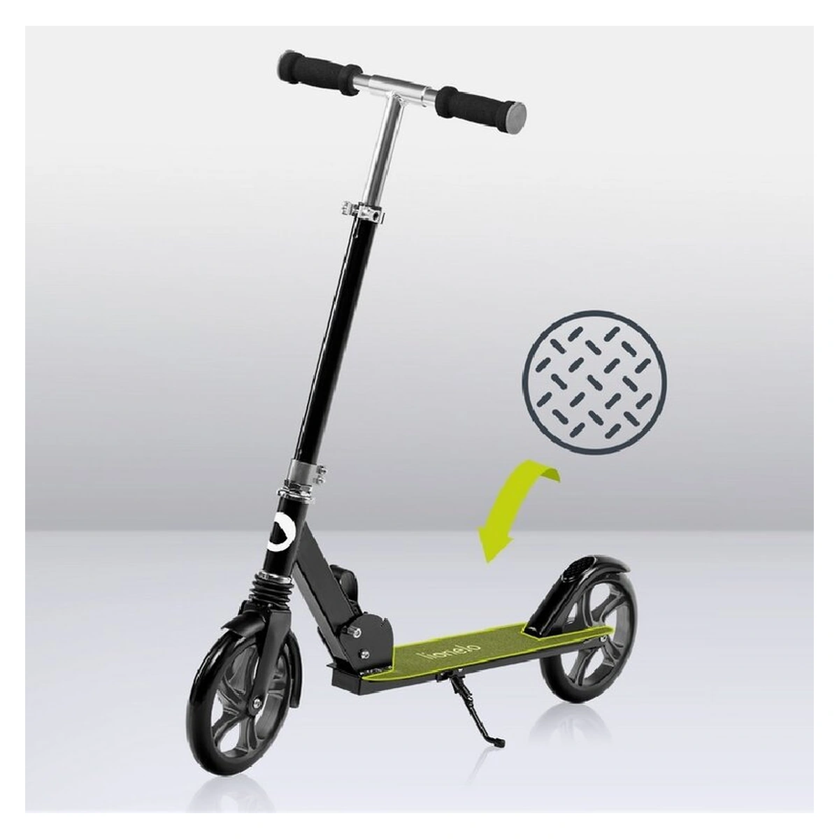 Trotineta, Lionelo, Luca, Copii/Adulti, Ultrapliabila, Pana la 100 Kg, Negru [24]