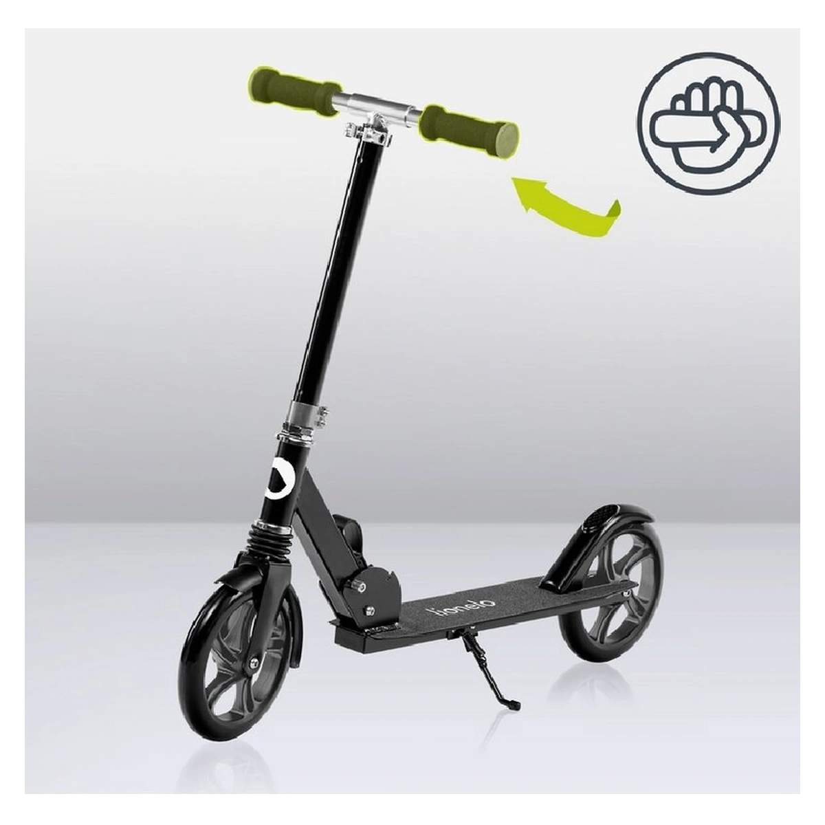 Trotineta, Lionelo, Luca, Copii/Adulti, Ultrapliabila, Pana la 100 Kg, Negru [25]