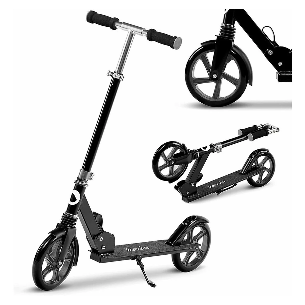 Trotineta, Lionelo, Luca, Copii/Adulti, Ultrapliabila, Pana la 100 Kg, Negru [3]