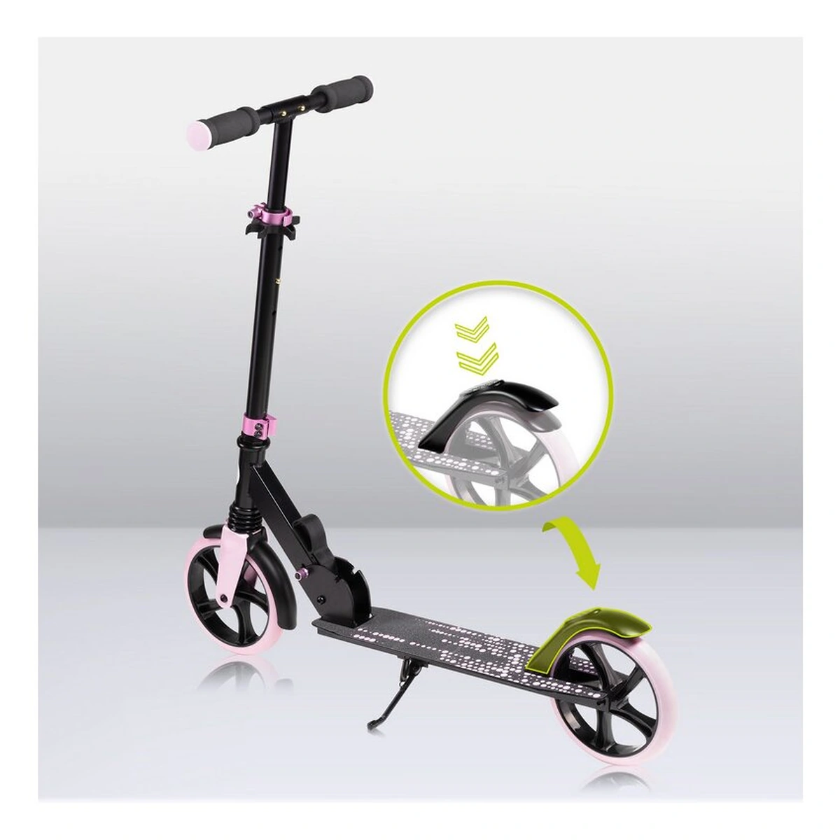 Trotineta, Lionelo, Luca, Pentru copii sau adulti, Ultrapliabila, Pana la 100 Kg, Roz [13]