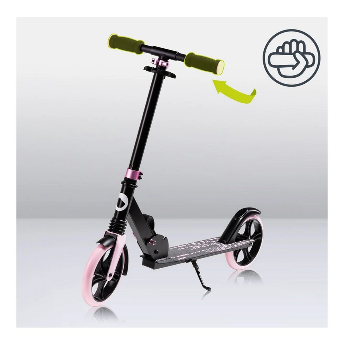 Trotineta, Lionelo, Luca, Pentru copii sau adulti, Ultrapliabila, Pana la 100 Kg, Roz [16]