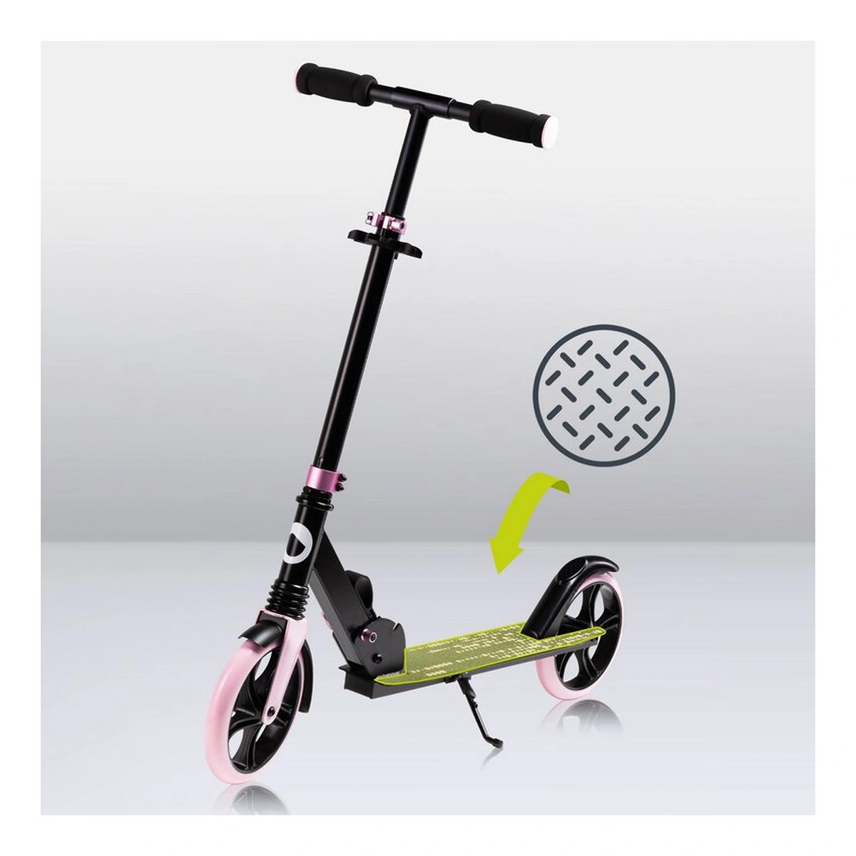 Trotineta, Lionelo, Luca, Pentru copii sau adulti, Ultrapliabila, Pana la 100 Kg, Roz [15]