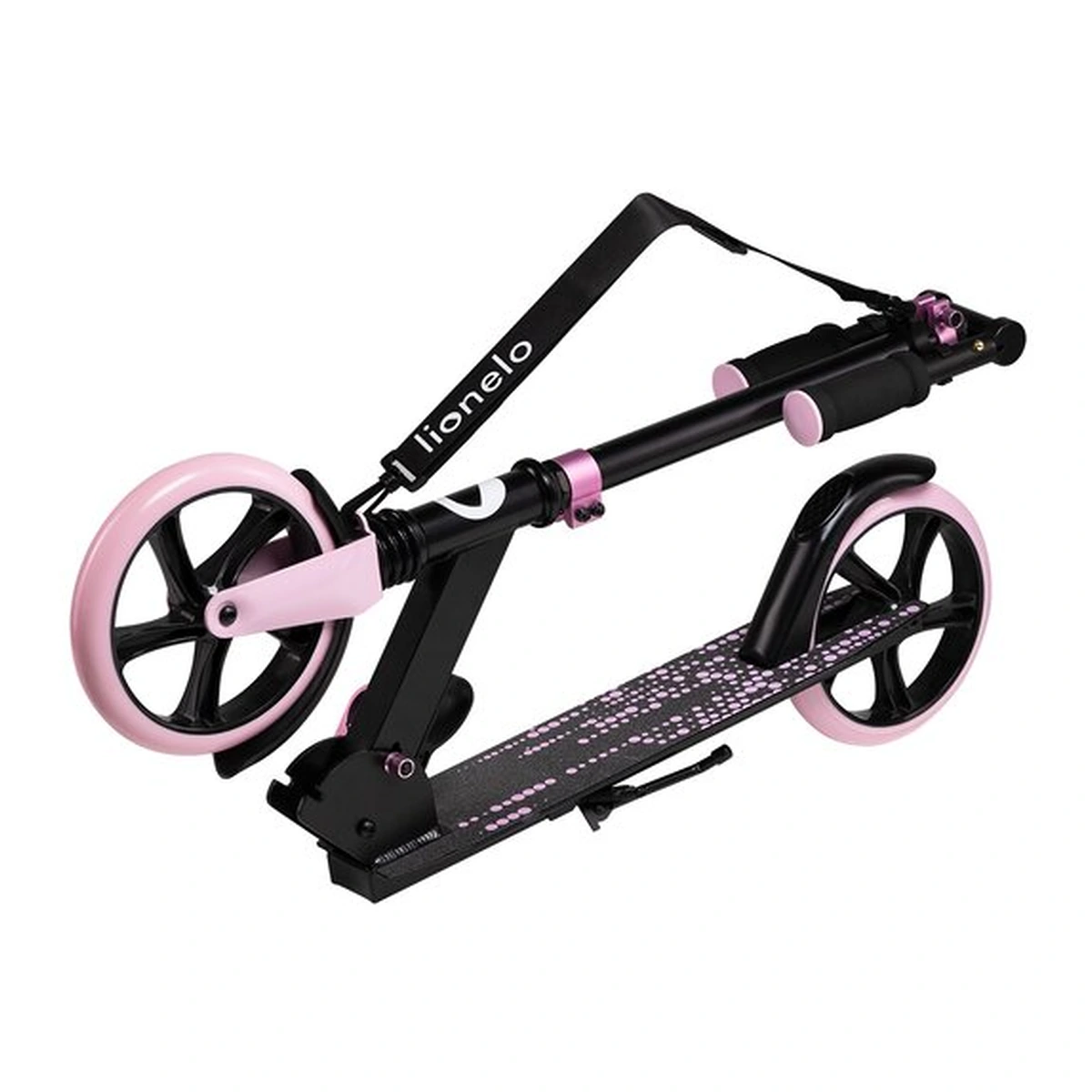Trotineta, Lionelo, Luca, Pentru copii sau adulti, Ultrapliabila, Pana la 100 Kg, Roz [10]