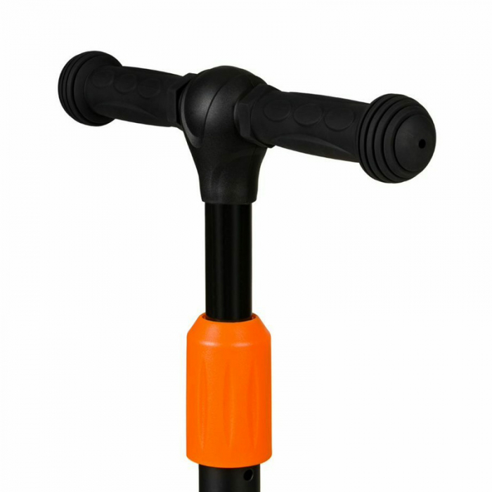 Trotineta, Lionelo, Timy, Copii, Ultrapliabila, Pana la 50 Kg, Lumini LED, 3 ani+, Portocaliu/Negru [11]