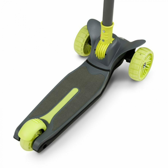 Trotineta, Lionelo, Timy, Copii, Ultrapliabila, Pana la 50 Kg, lumini LED, 3 ani+, Verde [13]