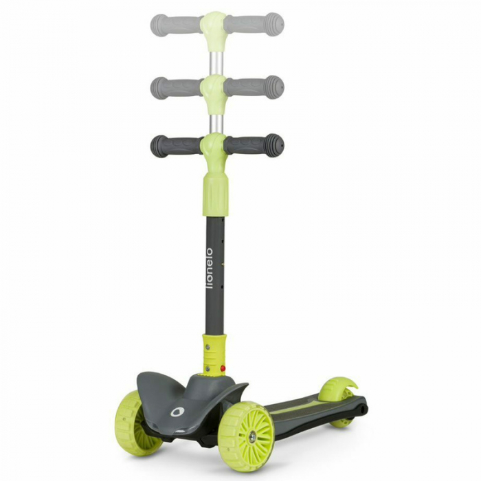Trotineta, Lionelo, Timy, Copii, Ultrapliabila, Pana la 50 Kg, lumini LED, 3 ani+, Verde [9]
