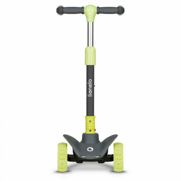 Trotineta, Lionelo, Timy, Copii, Ultrapliabila, Pana la 50 Kg, lumini LED, 3 ani+, Verde [2]