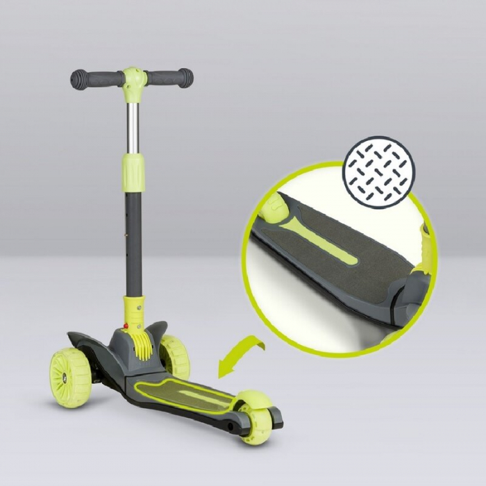 Trotineta, Lionelo, Timy, Copii, Ultrapliabila, Pana la 50 Kg, lumini LED, 3 ani+, Verde [37]