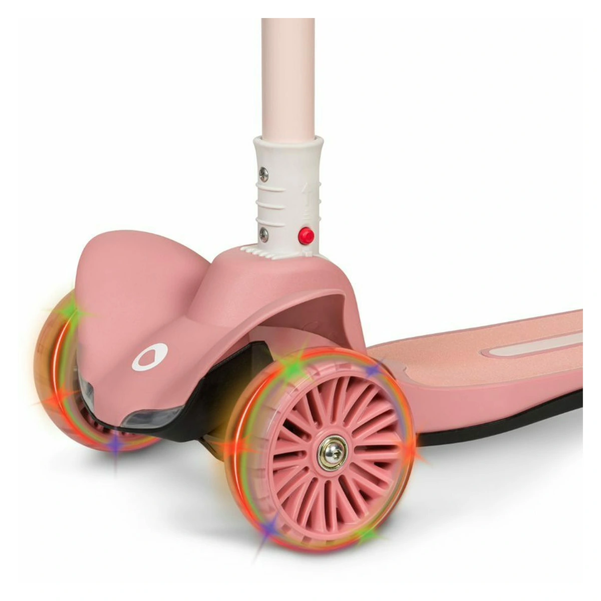 Trotineta, Lionelo, Timy, Copii, Ultrapliabila, Pana la 50 Kg, lumini LED, 23 ani+, Roz [16]